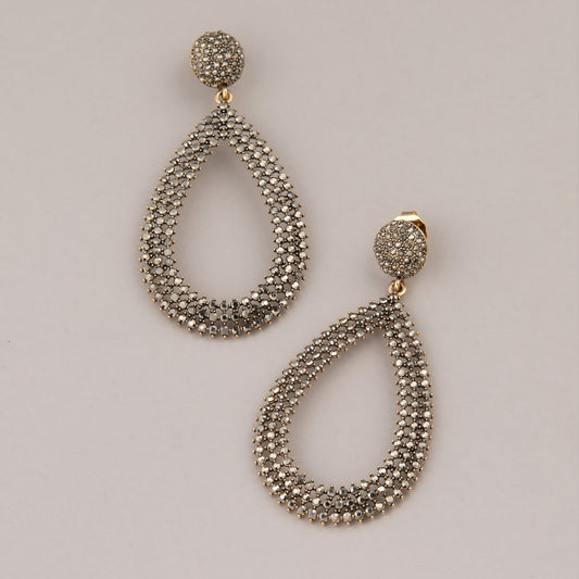 Orecchini Goccia - Grigio antracite