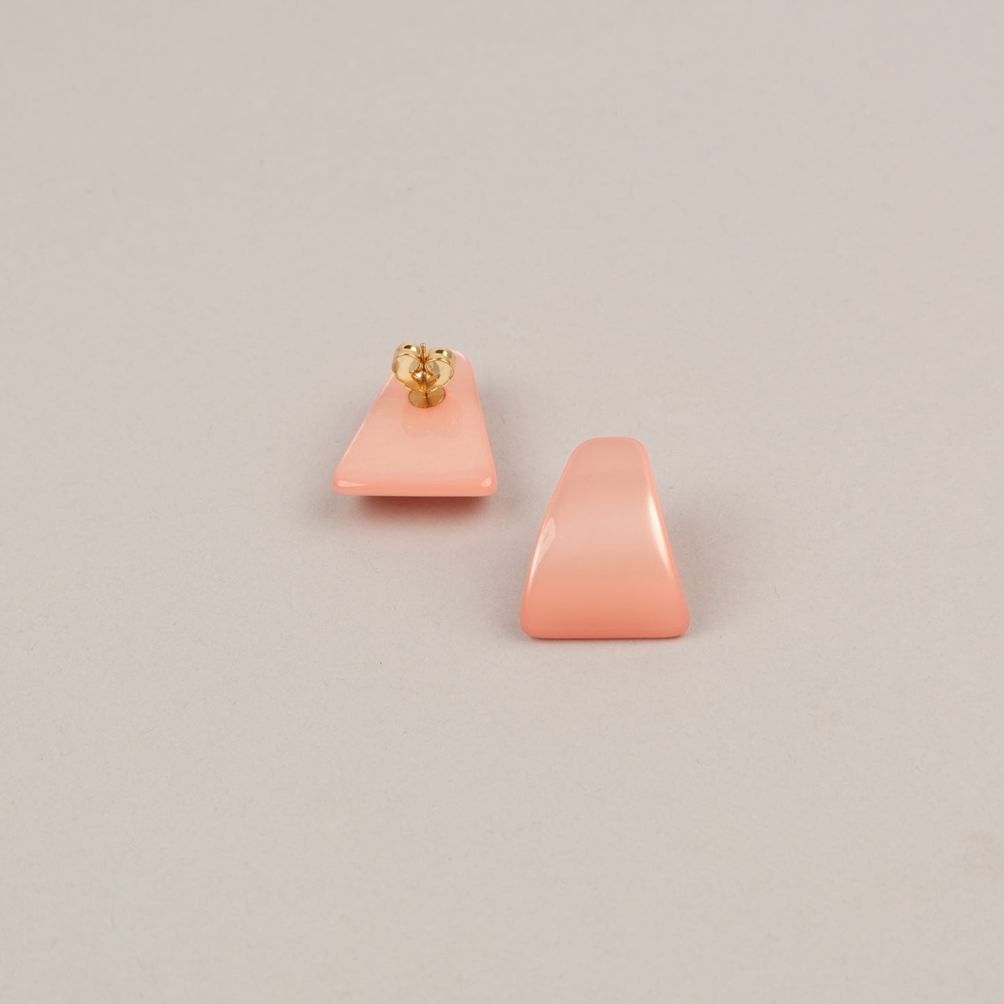 Orecchini Trapezio - Rosa