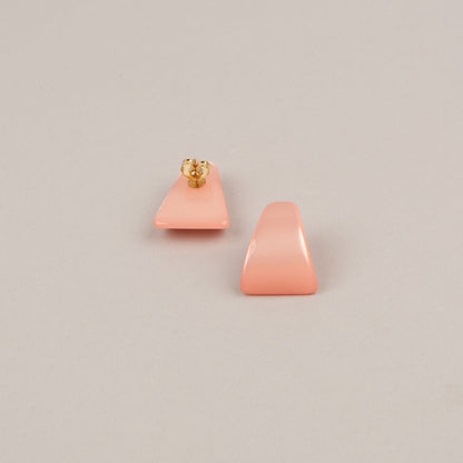 Orecchini Trapezio - Rosa