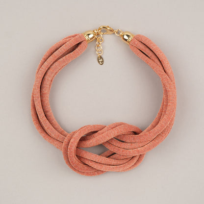 Collana Nodo6 - Corallo