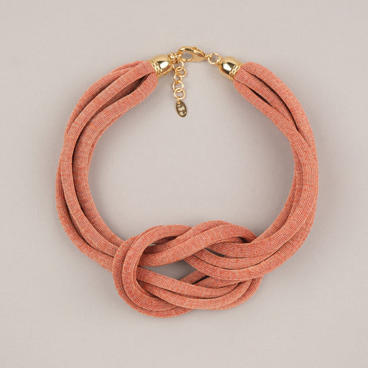 Collana Nodo6 - Corallo