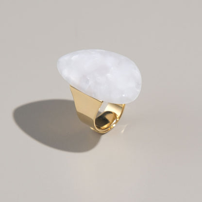Anello Delta - Bianco