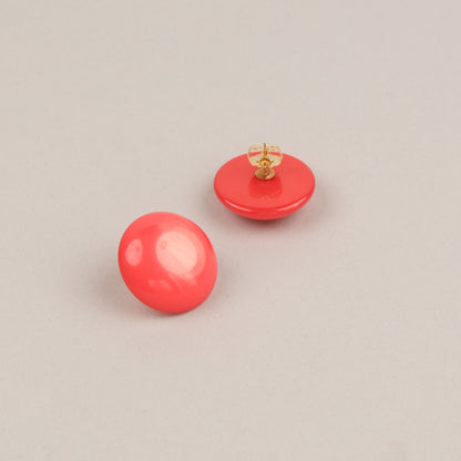 Orecchini Roulette - Rosso corallo