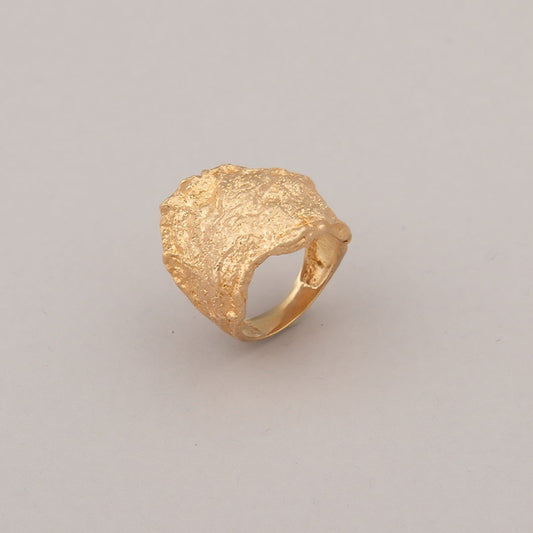 Anello Cliff - Argento dorato