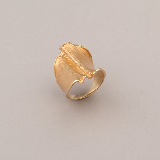 Anello Drape - Argento dorato