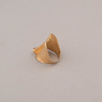 Anello Drape - Argento dorato
