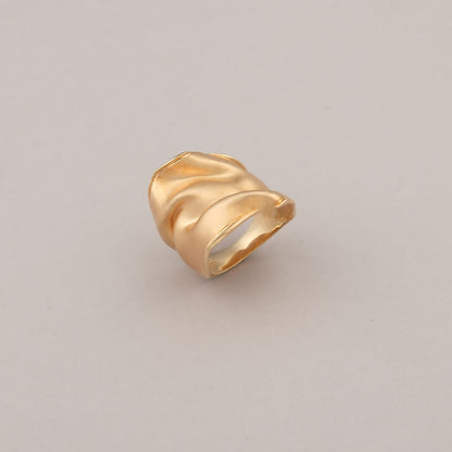 Anello Fold - Argento dorato