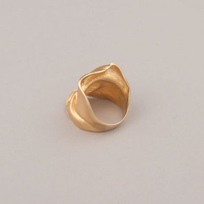 Anello Fold - Argento dorato