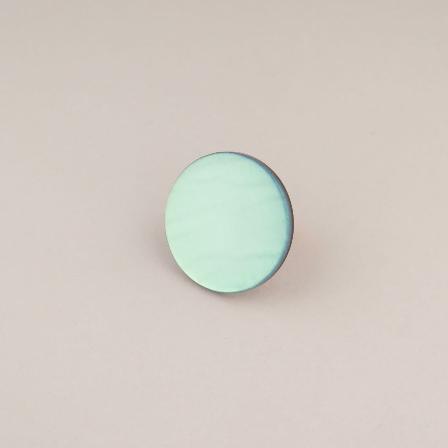 Anello Cerchio Iridescente - Azzurro