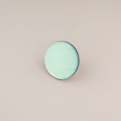 Anello Cerchio Iridescente - Azzurro