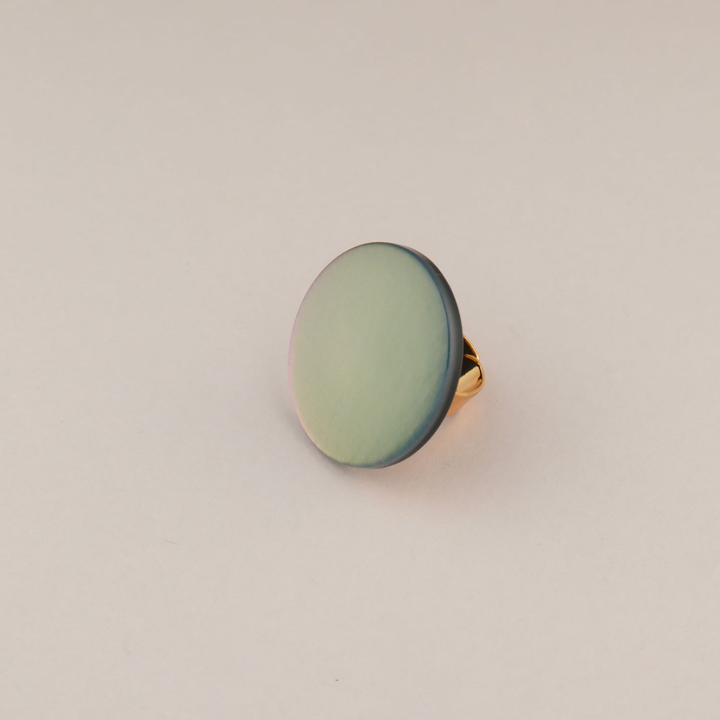 Anello Cerchio Iridescente - Lilla