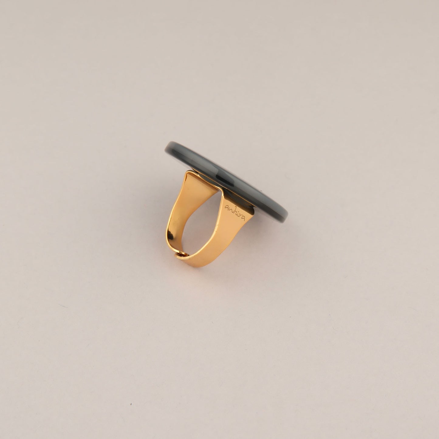 Anello Cerchio Iridescente - Lilla