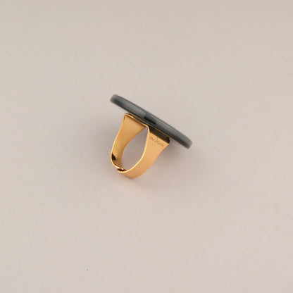 Anello Cerchio Iridescente - Lilla