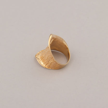 Anello Root - Argento dorato