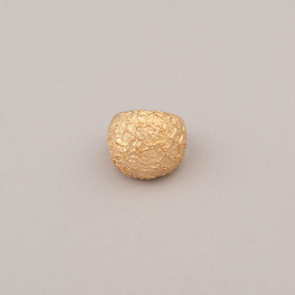 Anello Sculpt - Argento dorato