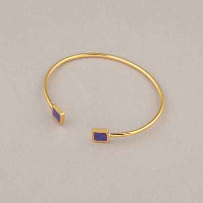 Bracciale Quadrati - Viola