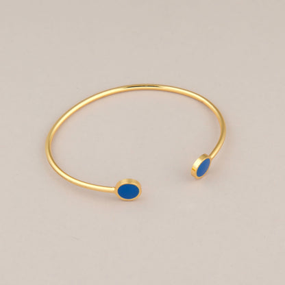 Bracciale Cerchi - Blu elettrico