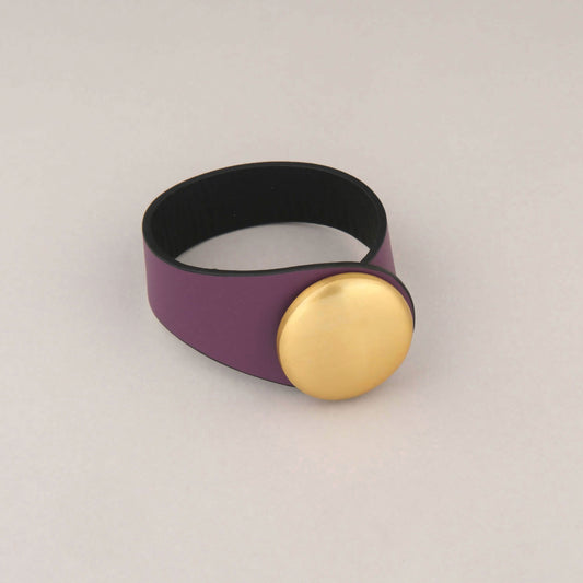 Bracciale Bottone - Viola