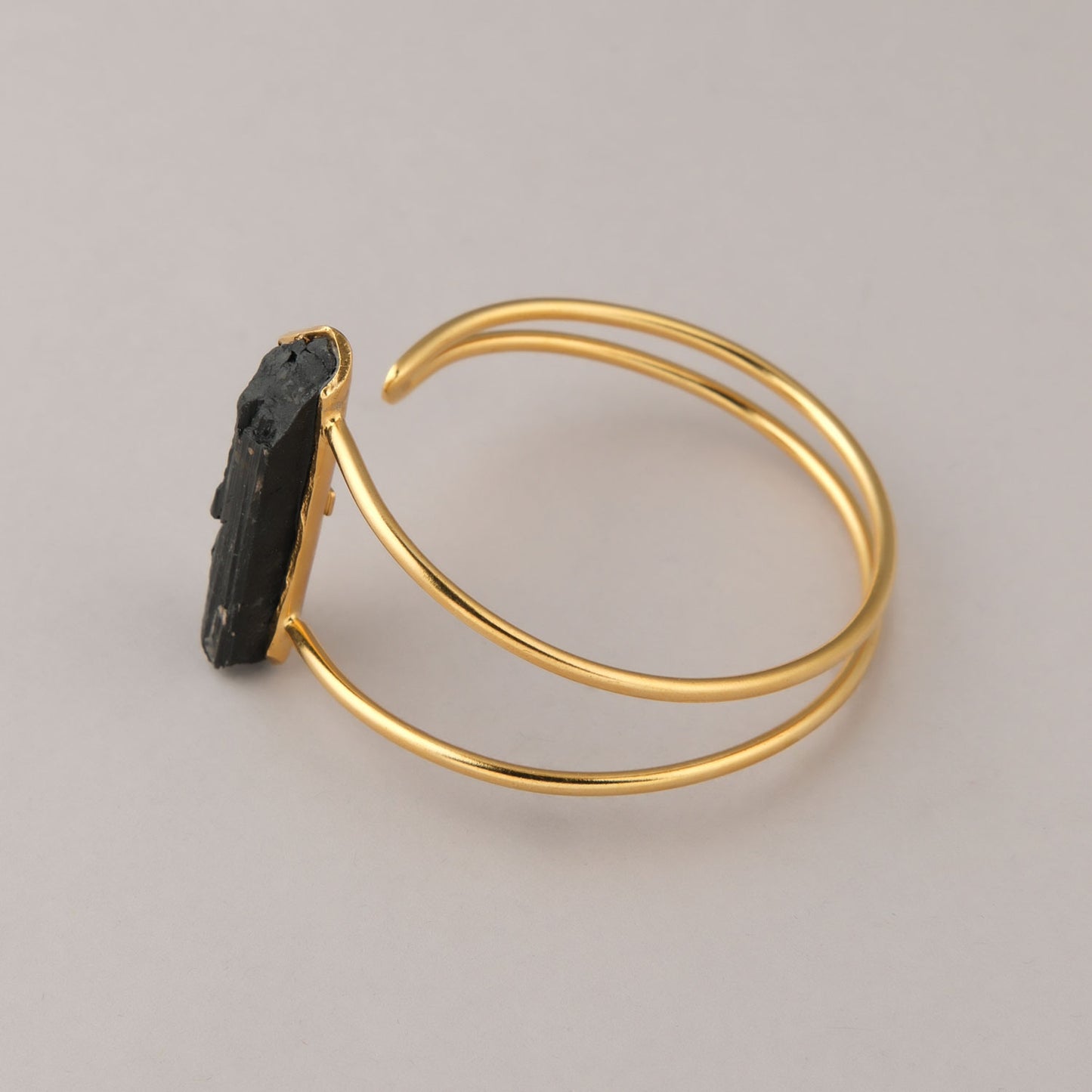 Bracciale Lesena - Dorato con tormalina