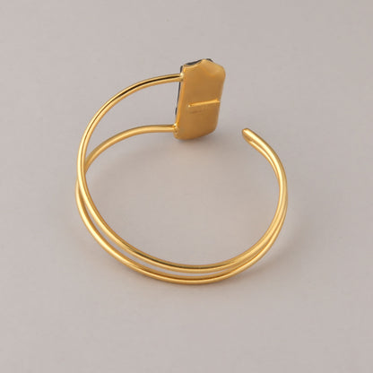 Bracciale Lesena - Dorato con tormalina