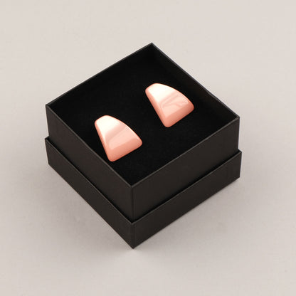 Orecchini Trapezio - Rosa