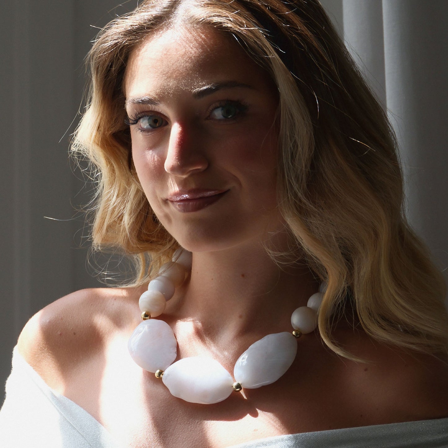 Collana Lucea - Bianco