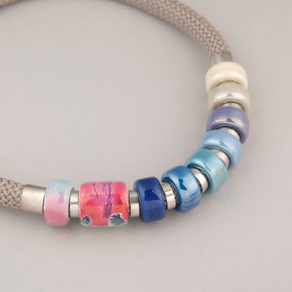 Collana Ceramica - Ortensia