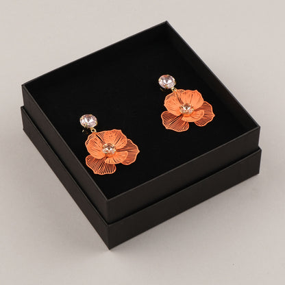 Orecchini Pistillo - Arancio, rosa