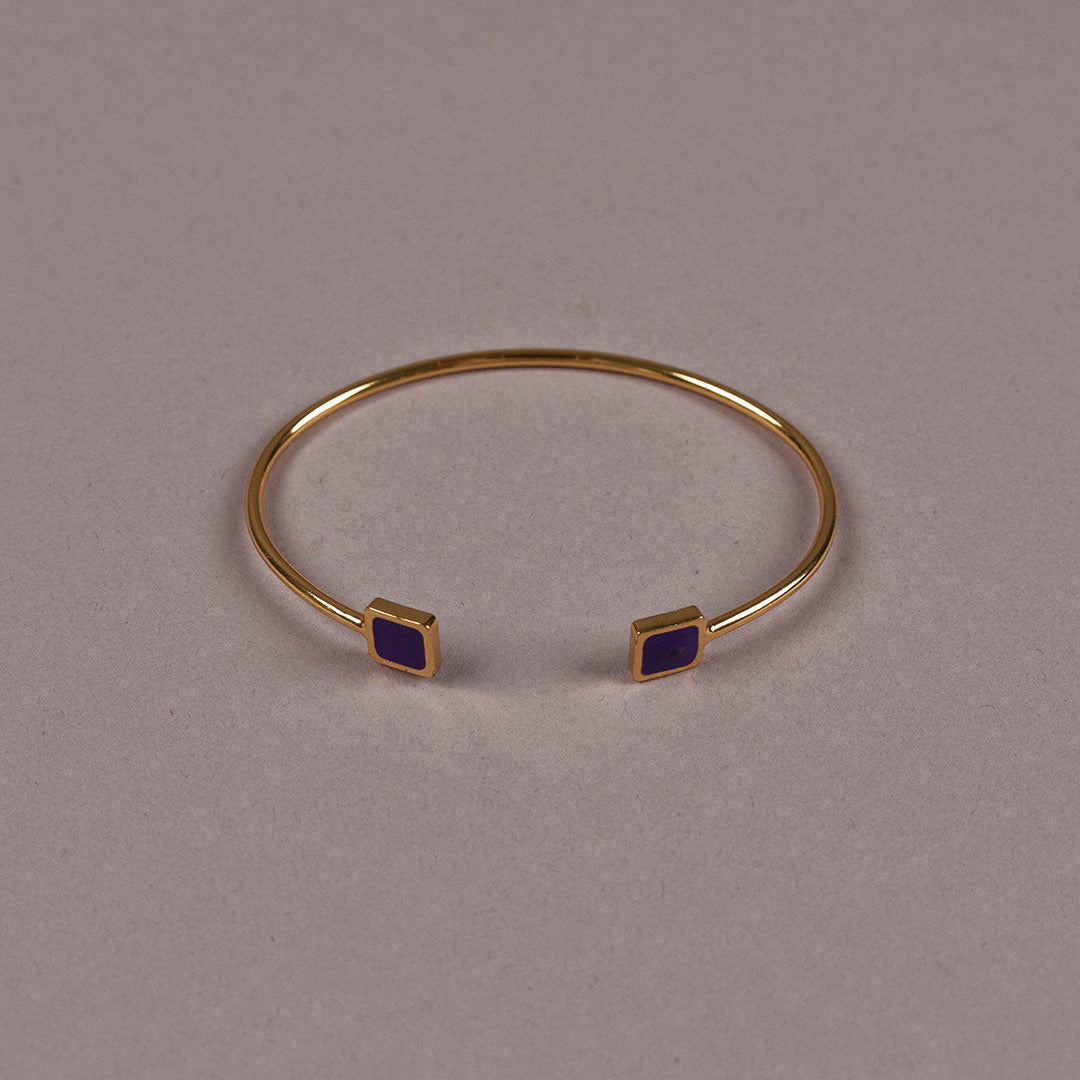 Bracciale Quadrati - Viola
