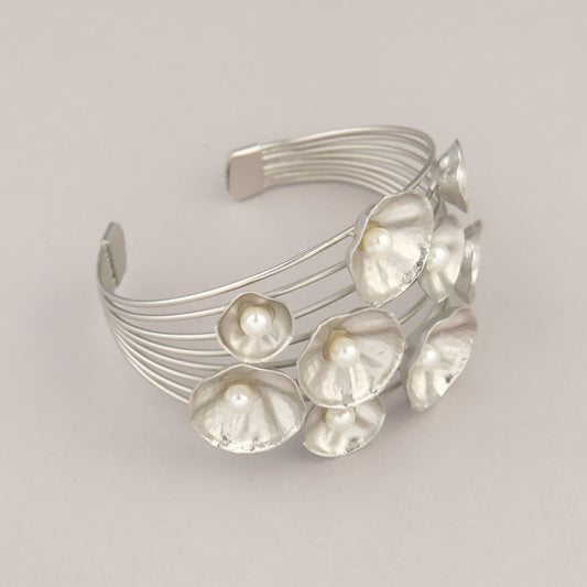 Bracciale Fiori - Argento