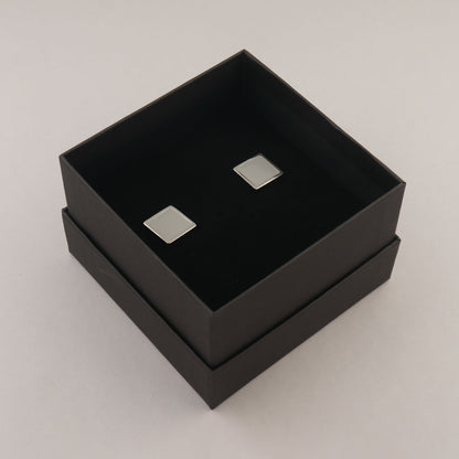 Orecchini Quadrato - Grigio