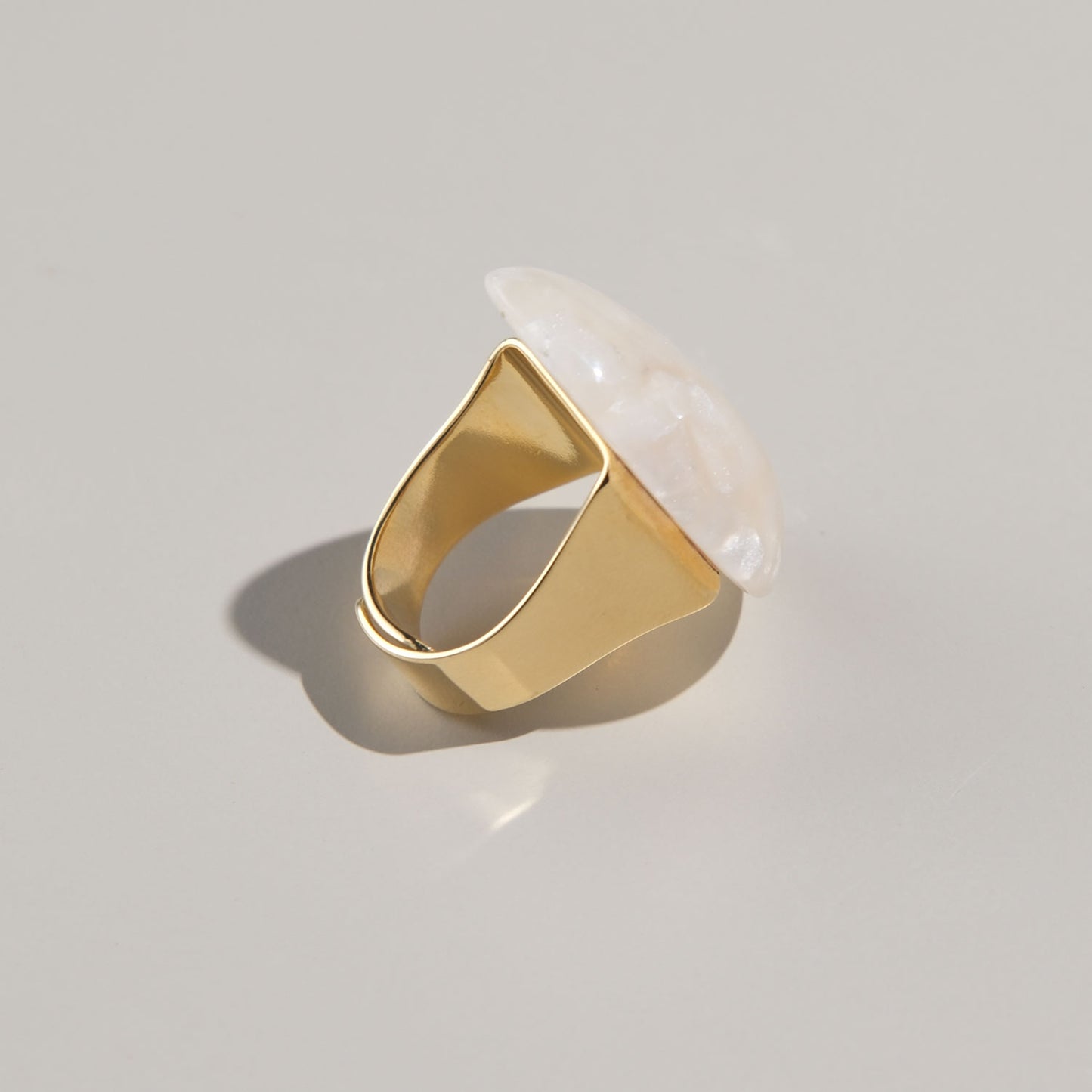 Anello Delta - Avorio
