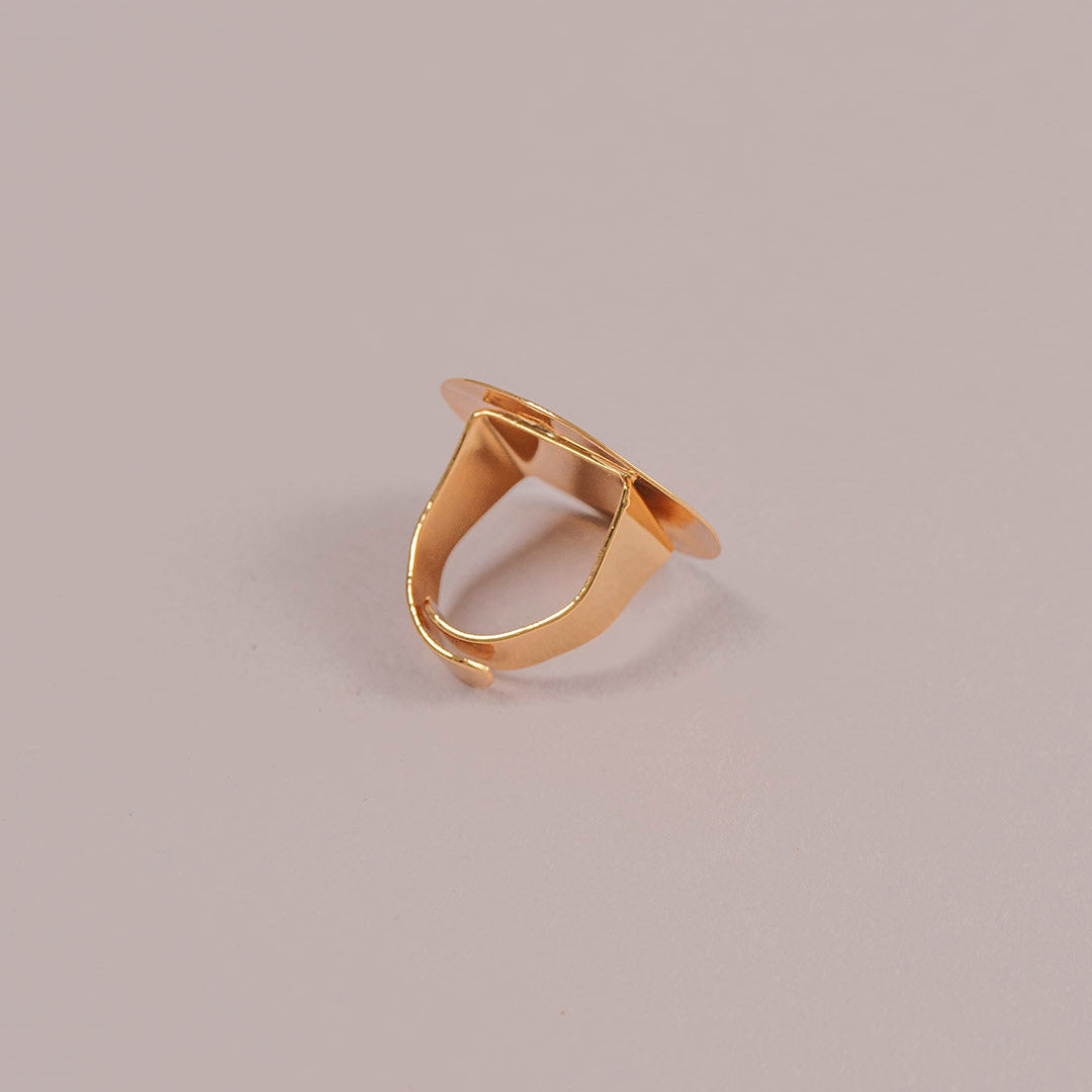 Anello Ardesia - Oro