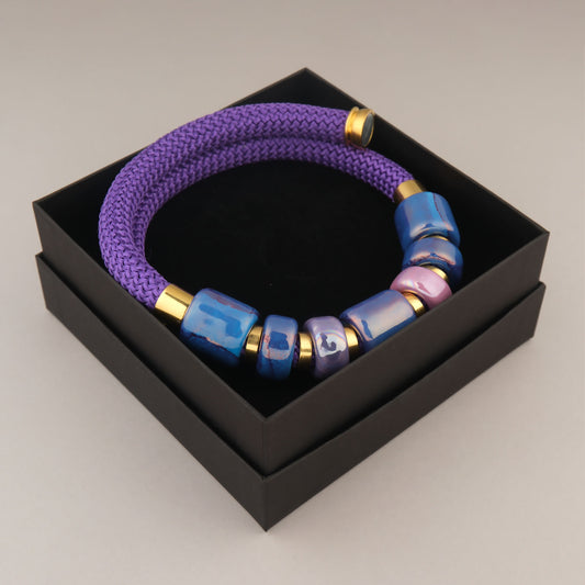 Collana Ceramica - Moonstone