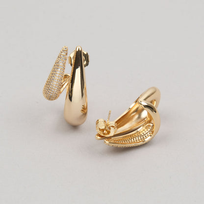 Orecchini Duo - Oro