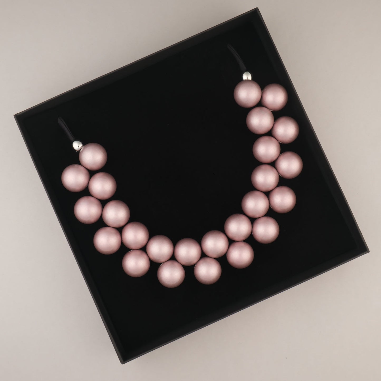 Collana Sfere Metal - Lilla