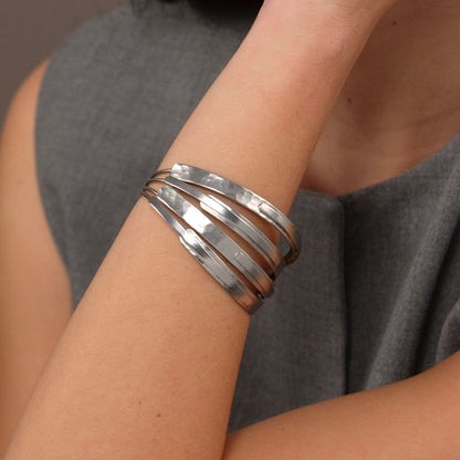 Bracciale Doppio - Argentato