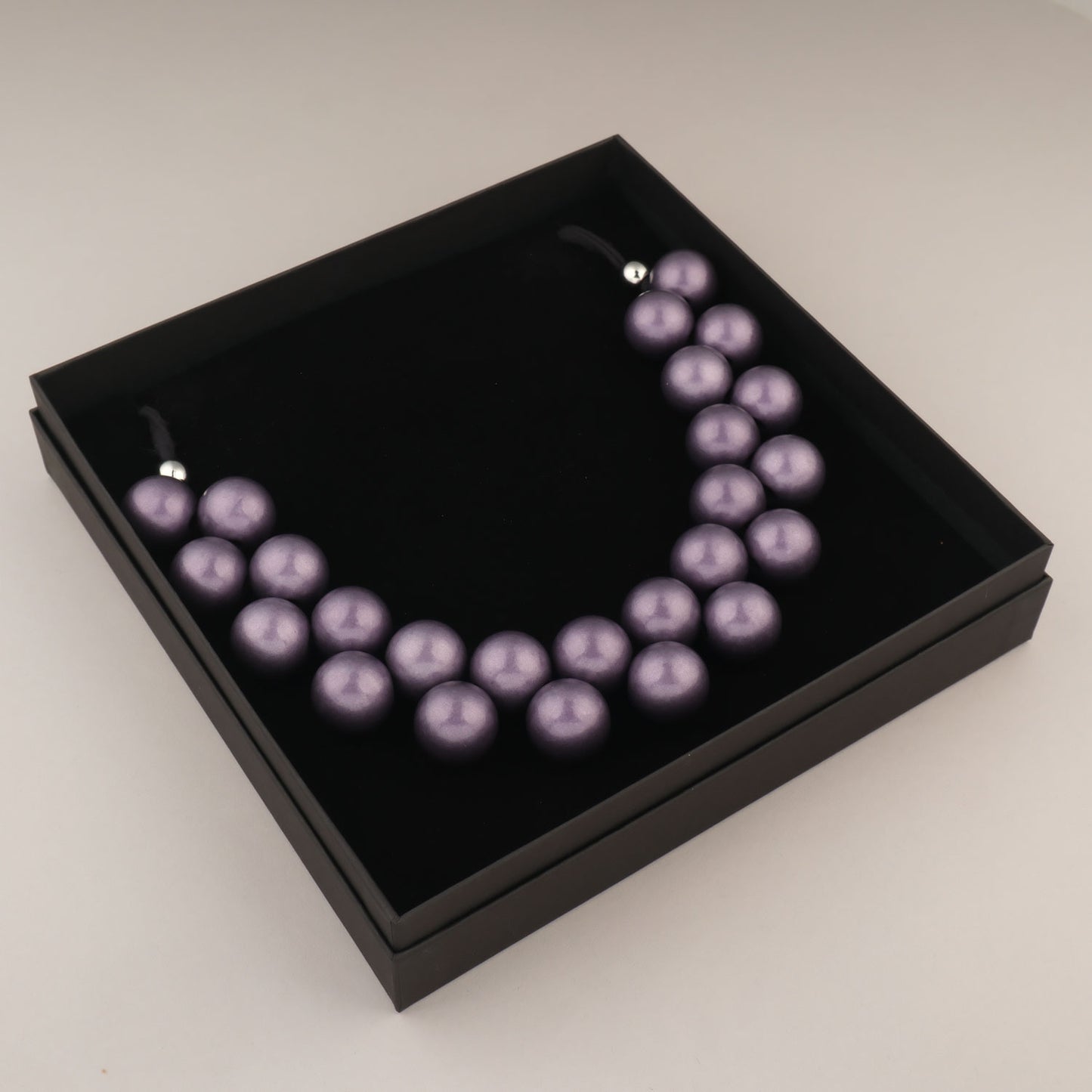 Collana Sfere - Viola