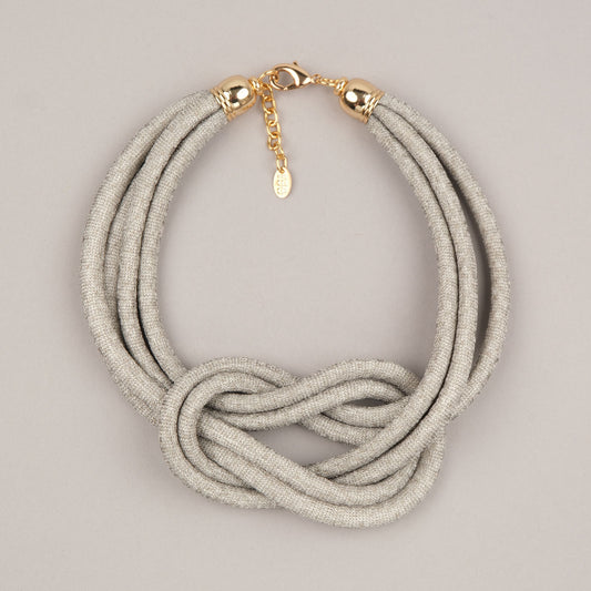 Collana Nodo4 - Grigio