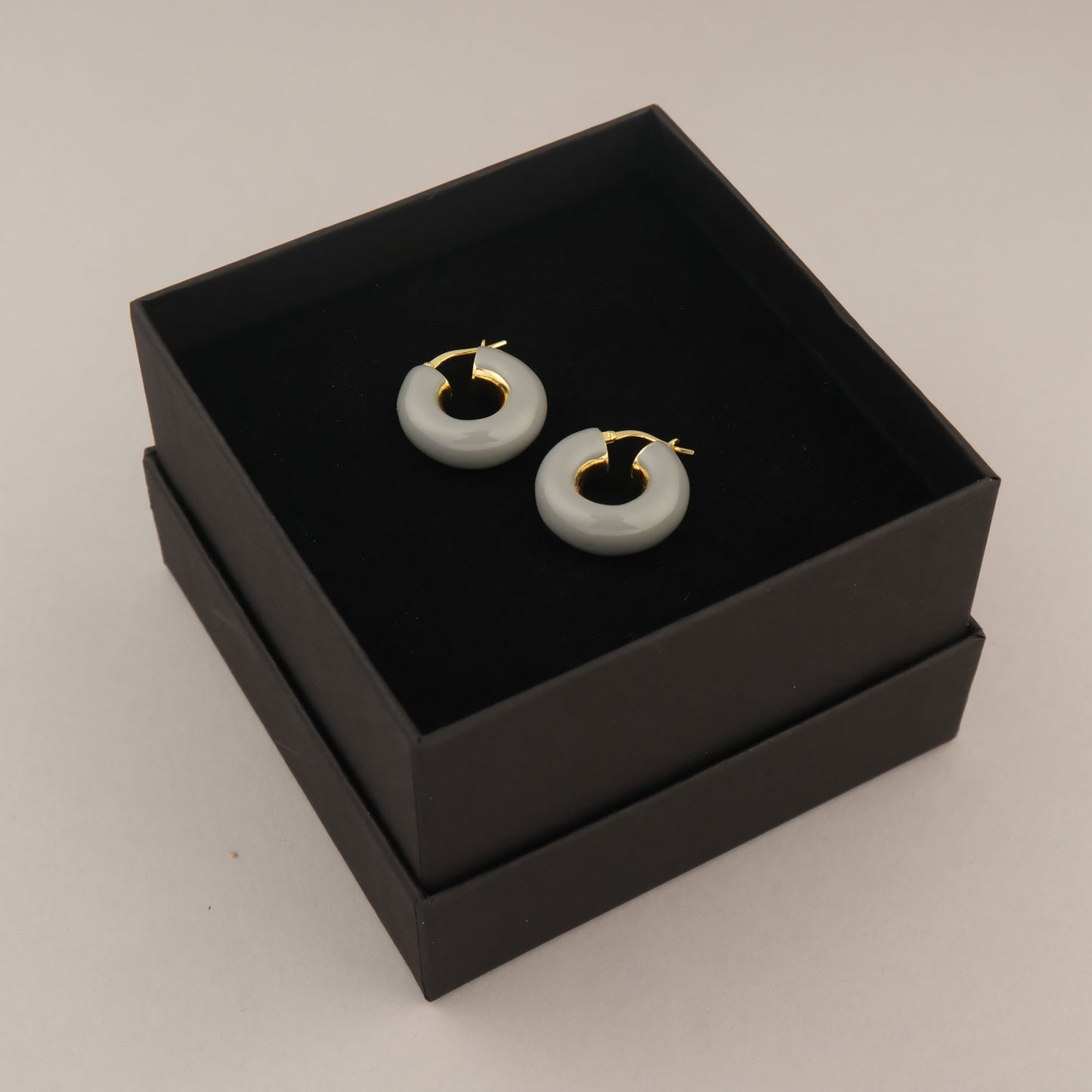 Orecchini Curva - Grigio