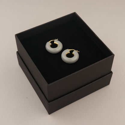 Orecchini Curva - Grigio