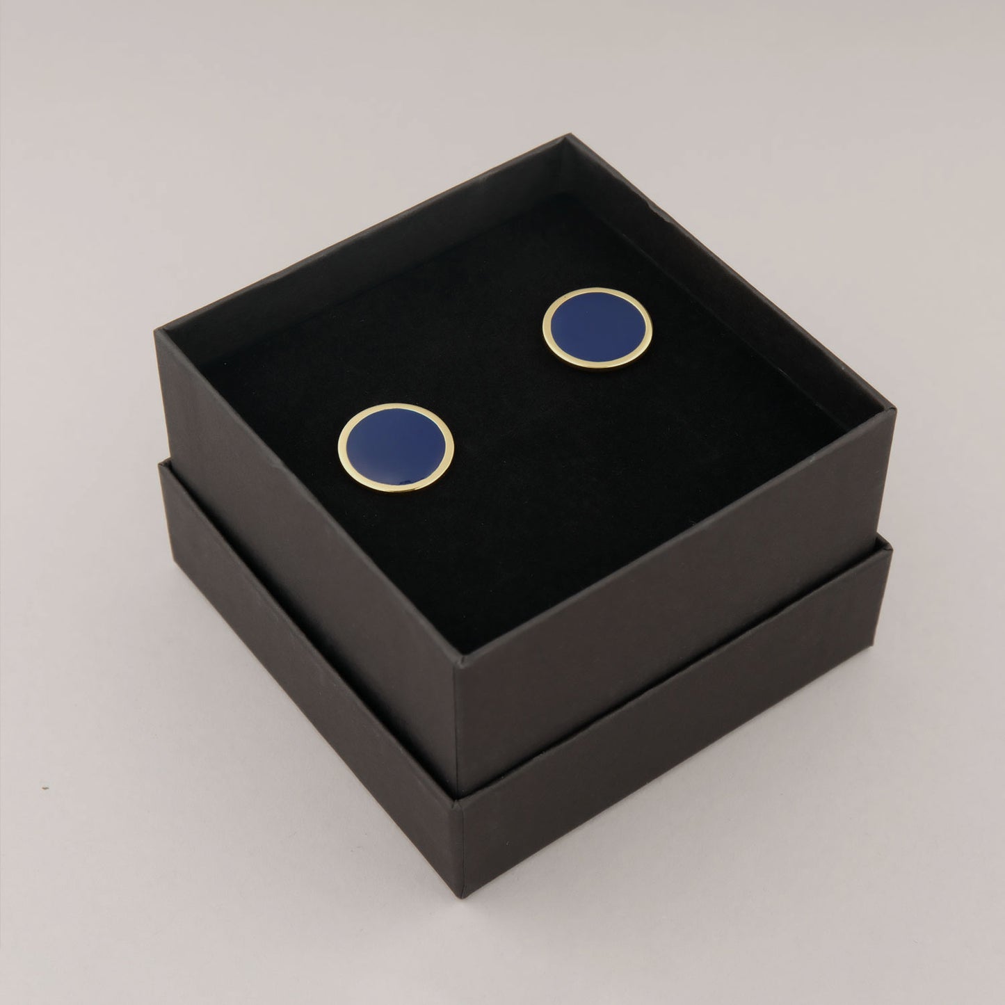 Orecchini Cerchio medio - Blu