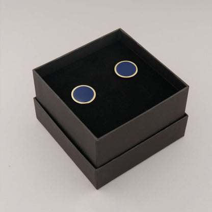 Orecchini Cerchio medio - Blu