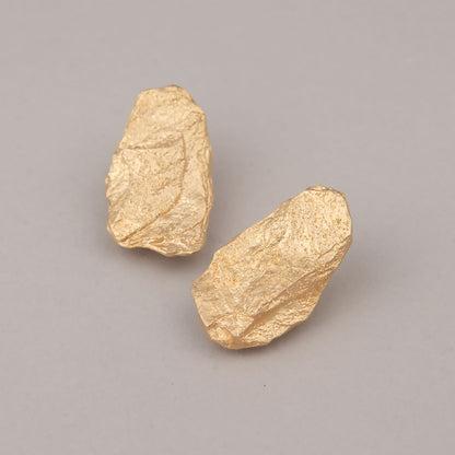 Orecchini Cliff Medio - Argento dorato