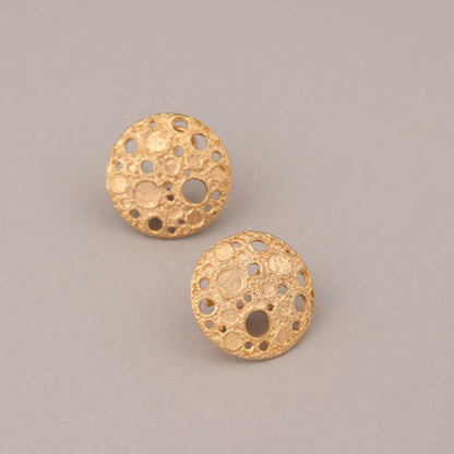 Orecchini Moon - Argento dorato