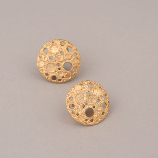 Orecchini Moon - Argento dorato