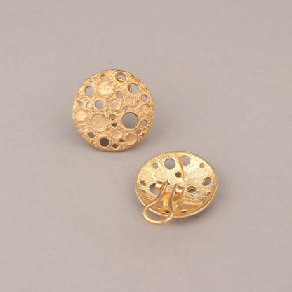 Orecchini Moon - Argento dorato