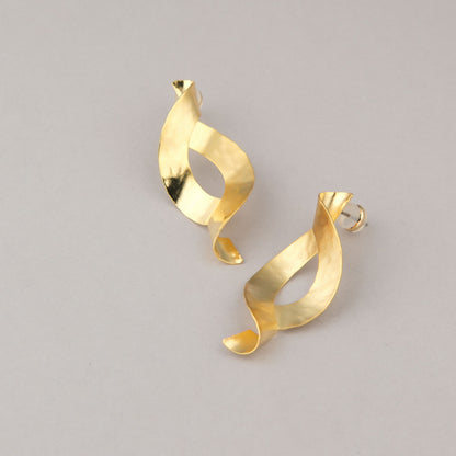 Orecchini Spirale - Dorato