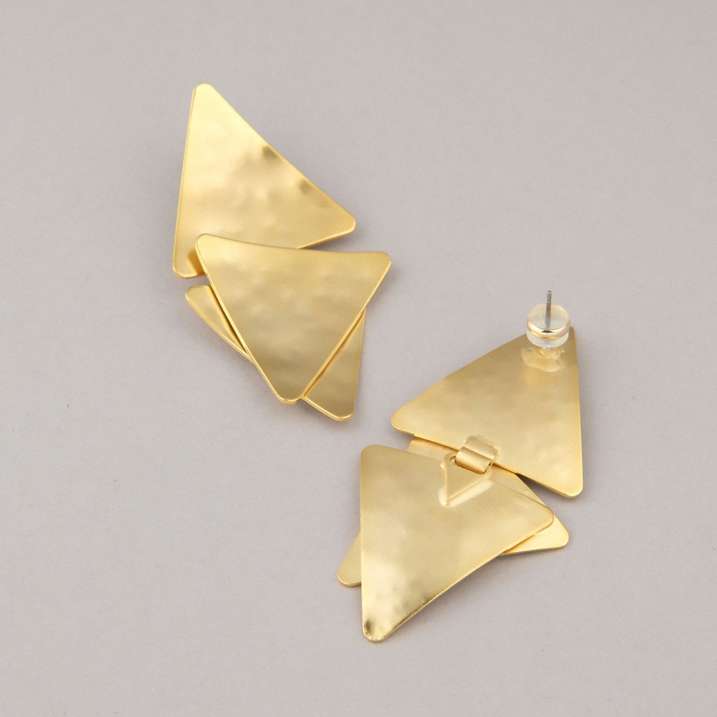 Orecchini Triangoli - Dorato