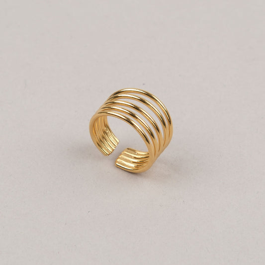 Anello Orbitale - Dorato